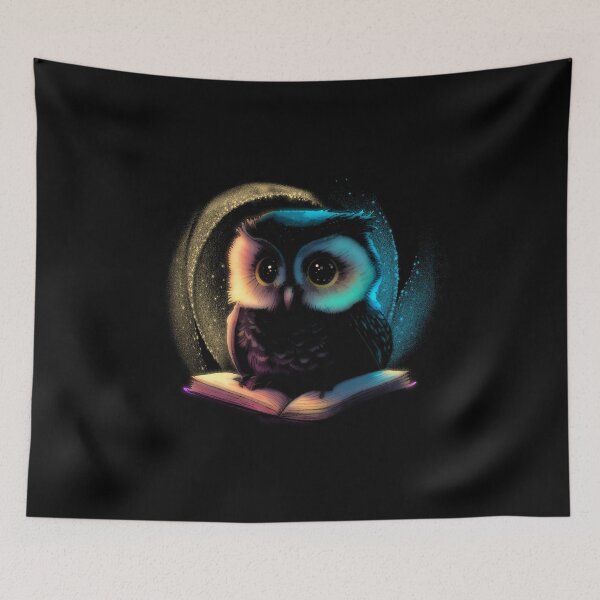 Item preview, owl with book designed and sold by DerSenat.