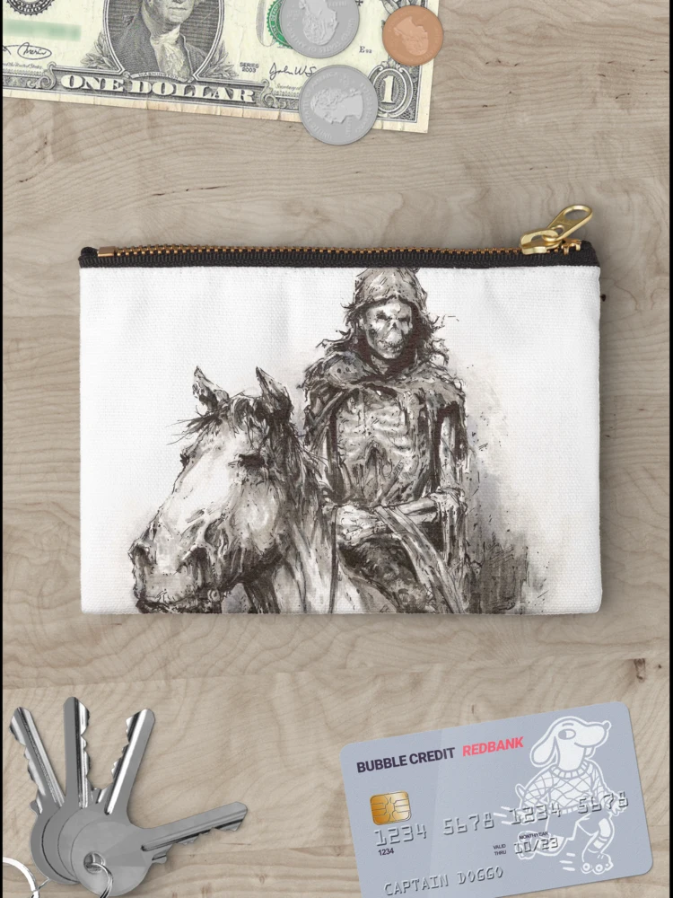 Thumbnail 3 of 4, Zipper Pouch, Skeleton Rider designed and sold by TimEdwards.