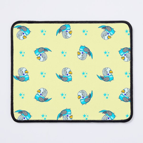 Item preview, Cheeky and Fun Blue Budgie Bird Pattern designed and sold by DynieKid.