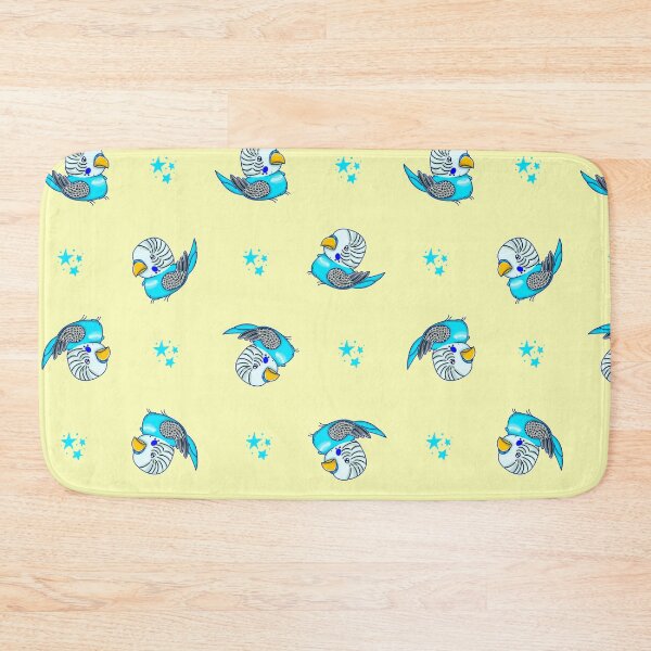Item preview, Cheeky and Fun Blue Budgie Bird Pattern designed and sold by DynieKid.