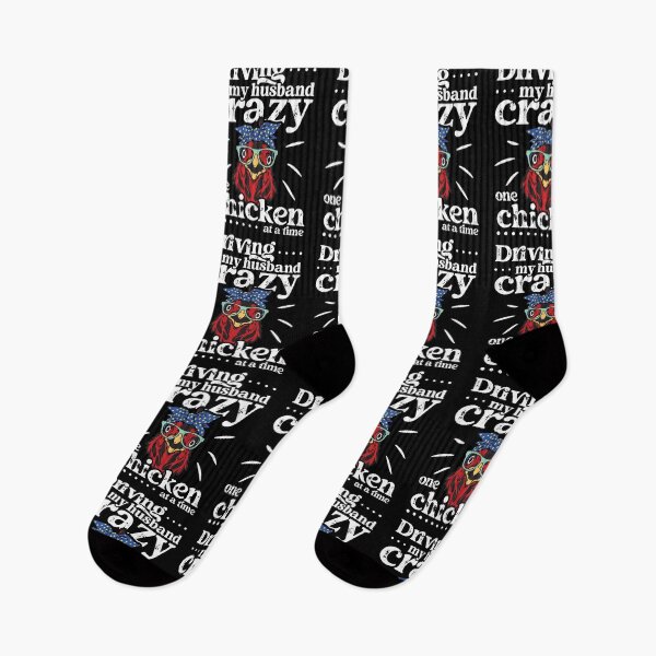 Item preview, Driving My Husband Crazy One Chicken At A Time Funny Chicken Vintage designed and sold by Designer-Girl.