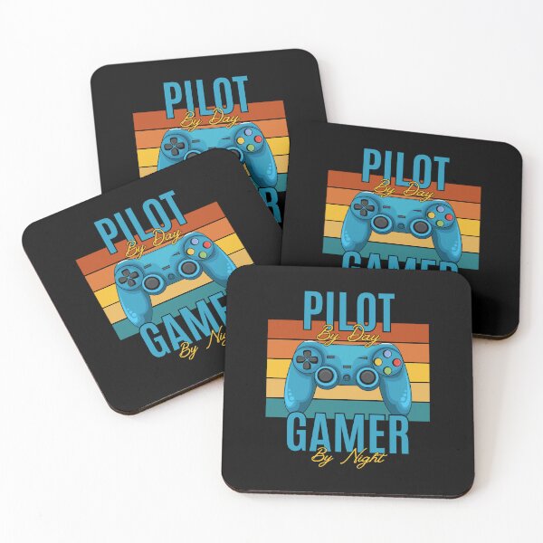 Item preview, Pilot By Day Gamer By Night designed and sold by RockBeeDesigns.