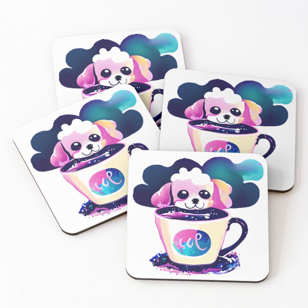 Item preview, Puppucino Cute Kawaii Dog designed and sold by KarolloBrand.