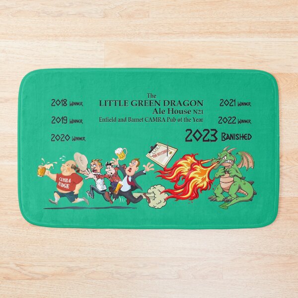 Item preview, Little Green Dragon Banished version (BLACK TEXT) designed and sold by Spyinthesky.