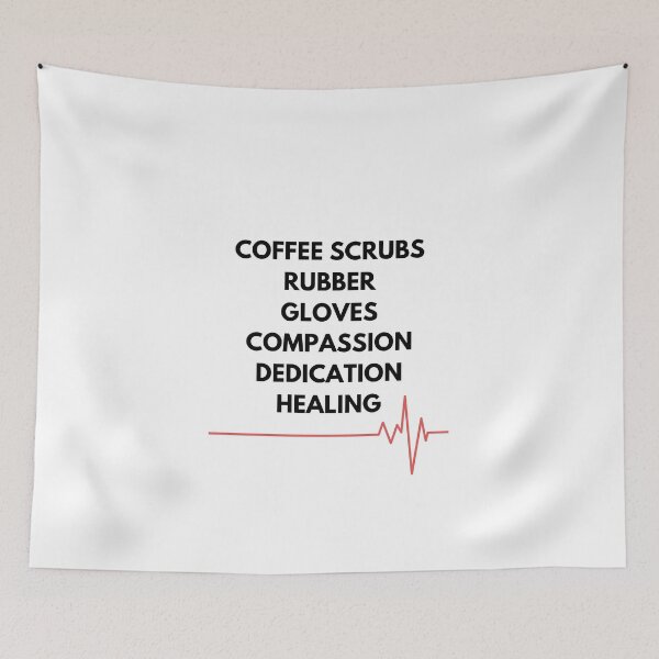 Item preview, Coffee Scrubs And Rubber Gloves Medical Nurse Quote designed and sold by erion-store.