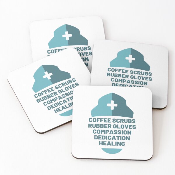 Item preview, Coffee Scrubs And Rubber Gloves Medical Nurse Quote designed and sold by erion-store.