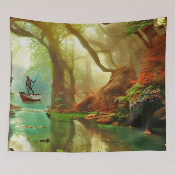 Item preview, Fishing Down The River  designed and sold by Pretty-Bird.