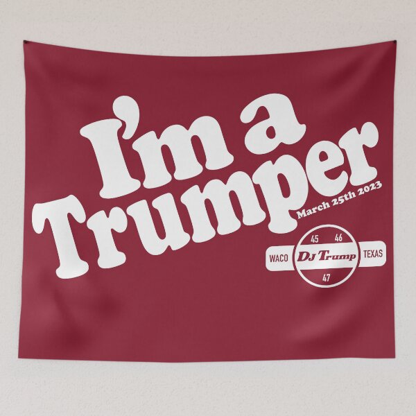 Item preview, I'm a Trumper White Text designed and sold by TK-Sparrow.