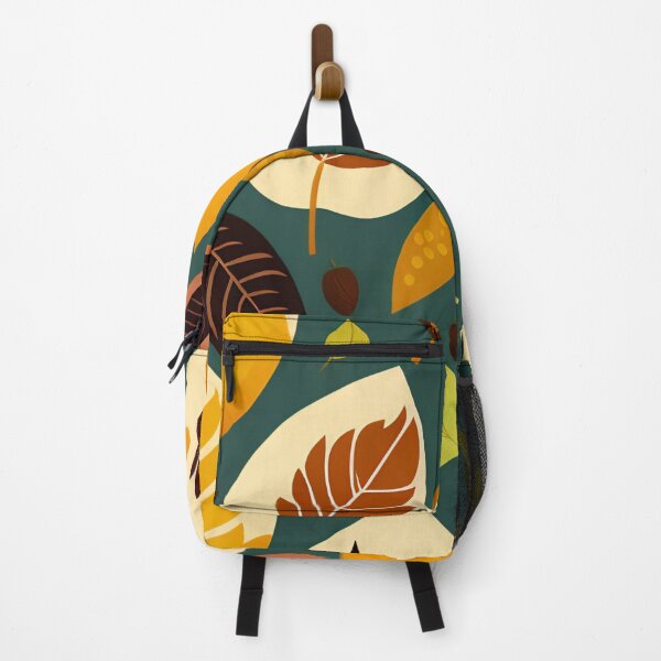 Item preview, leaves pattern flat art designed and sold by RosyCorner.