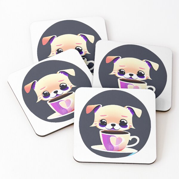 Item preview, Puppucino Cute Kawaii Dog 5 designed and sold by KarolloBrand.