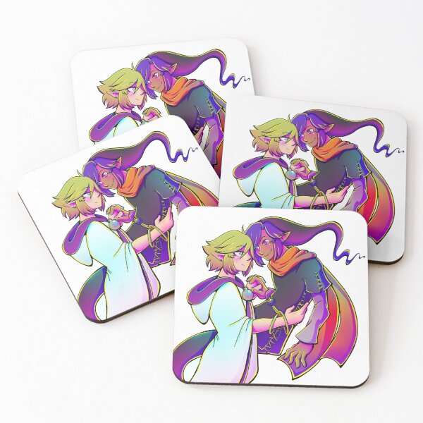 Item preview, Purple Elf and Dark Elf  designed and sold by LittleLeeeLoo.
