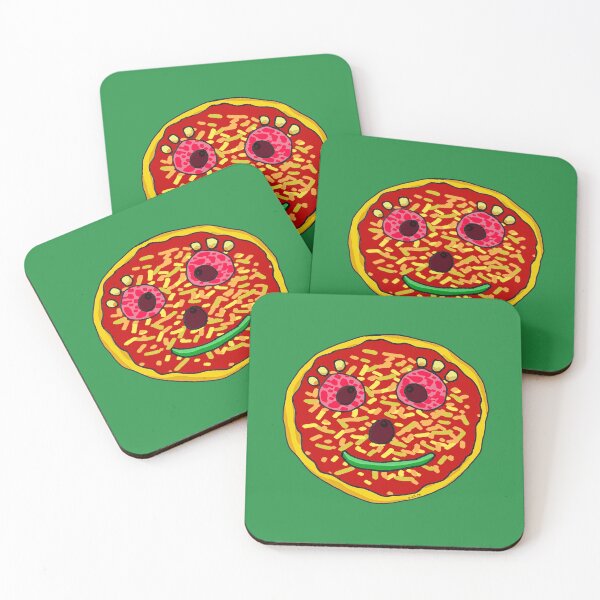 Item preview, fun pizza face designed and sold by CuteCartoon.