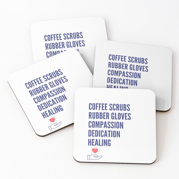 Item preview, Coffee Scrubs And Rubber Gloves Medical Nurse Quote designed and sold by erion-store.