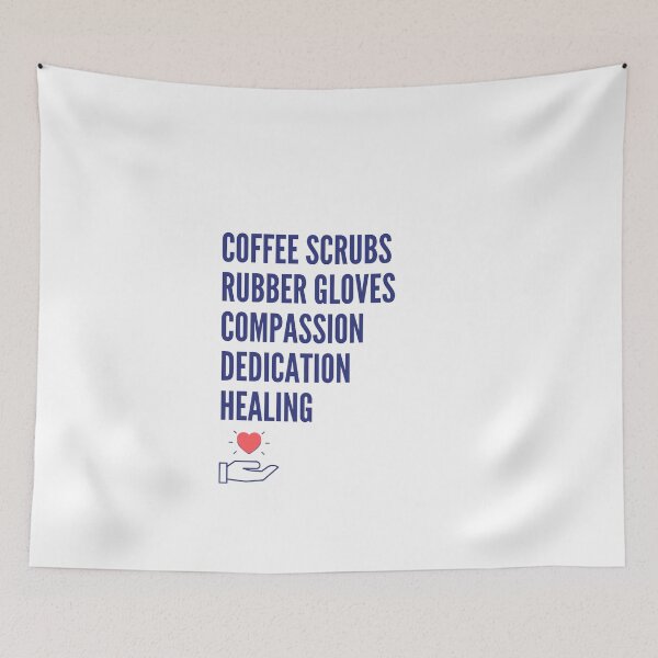 Item preview, Coffee Scrubs And Rubber Gloves Medical Nurse Quote designed and sold by erion-store.