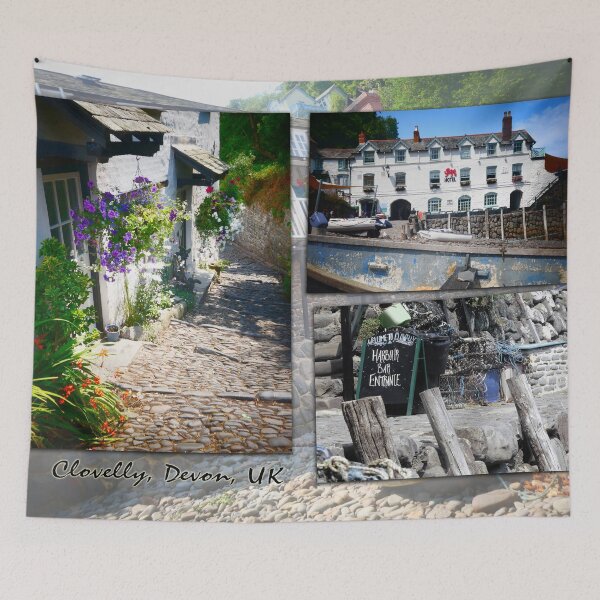 Item preview, Clovelly, a postcard from. Classic English seaside resort designed and sold by JonDelorme.