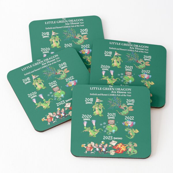 Item preview, Little Green Dragon Pub (White Text) designed and sold by Spyinthesky.