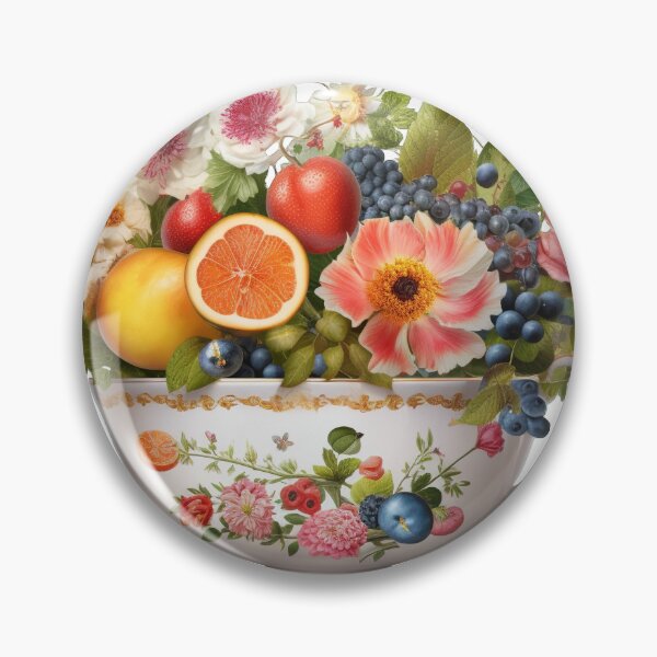 Item preview, Giant Tea cup of fruits and flowers, isolated PNG 20 designed and sold by jetaiart.
