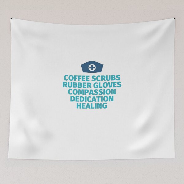 Item preview, Coffee Scrubs And Rubber Gloves Medical Nurse Quote designed and sold by erion-store.