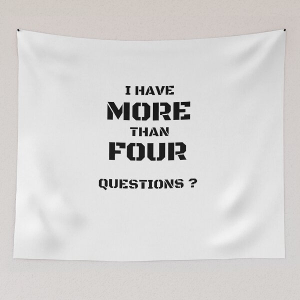 Item preview, Funny Passover Seder I Have More Than Four Questions designed and sold by shopdyali.