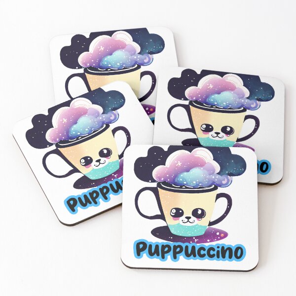 Item preview, Puppucino Cute Kawaii Dog 6 designed and sold by KarolloBrand.