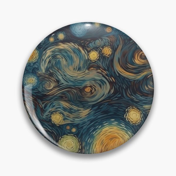 Item preview, Starry Night Pattern Design designed and sold by 9livescanvas.