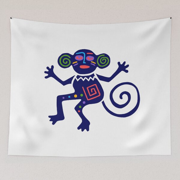 Item preview, Ancient mexican symbol, monkey, little monkey designed and sold by MIRO3D.