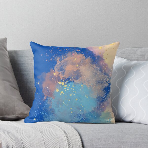 Item preview, Enigma Pastel Blue Abstract Art Canvas designed and sold by PetraKDesigns.