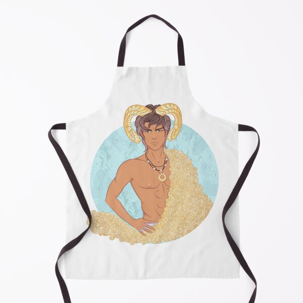 Item preview, Illustration of the astrological sign of Aries as a beautiful man designed and sold by JAG2B.