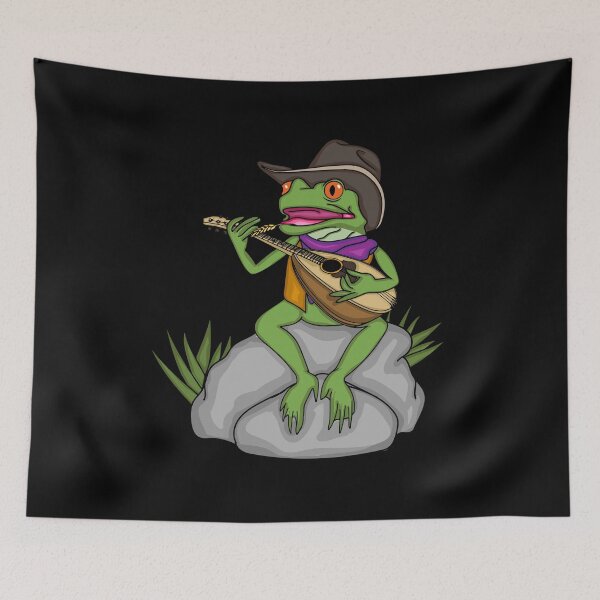 Item preview, Mandolin Player Country Music Frog Bluegrass Gift Mandolin designed and sold by DSWShirts.