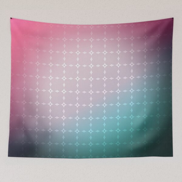 Item preview, GRADIENT PINK GREEN GEOMETRIC PATTERN designed and sold by PRIMEPATTERN.