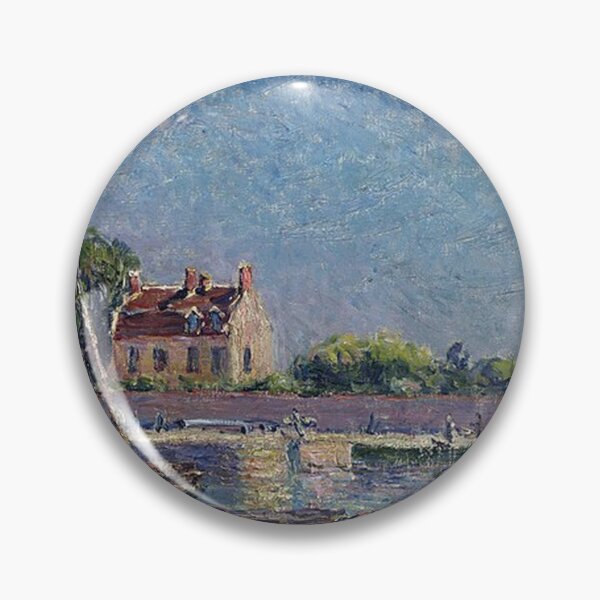 Item preview, The Lock of Saint Mammies by Alfred Sisley designed and sold by tomorrowsart.