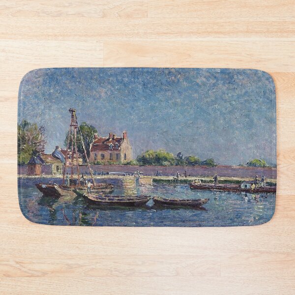 Item preview, The Lock of Saint Mammies by Alfred Sisley designed and sold by tomorrowsart.