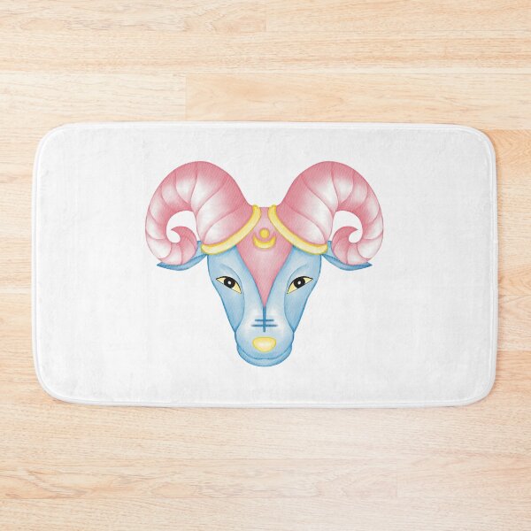 Aperçu de l'œuvre Aries watercolor illustration astrology  créée et vendue par JAG2B.