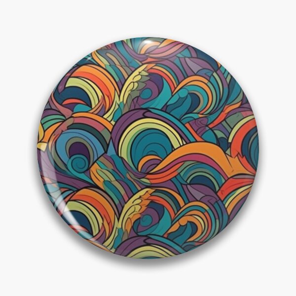 Item preview, Trippy Pattern Design designed and sold by 9livescanvas.