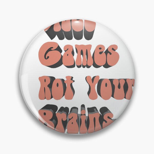 Item preview, Video Games Rot Your Brains designed and sold by jkrphoto.