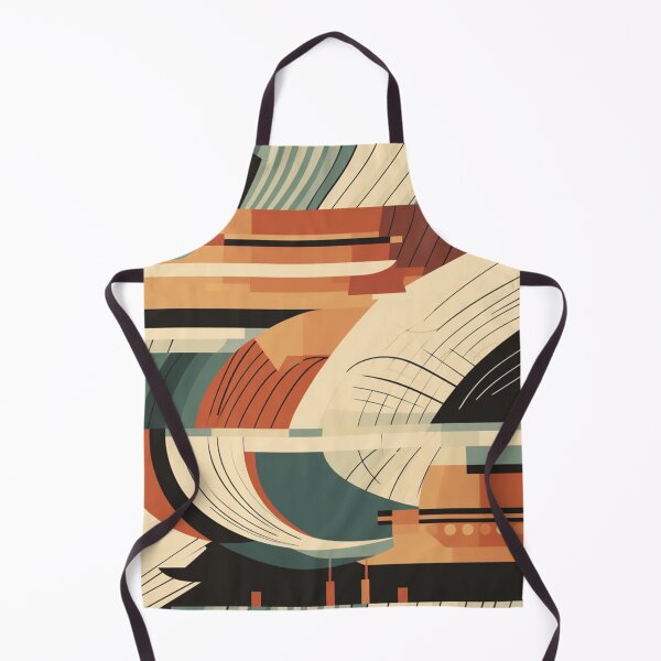 Aperçu de l'œuvre Retro abstract tiles créée et vendue par NxtGenArt.