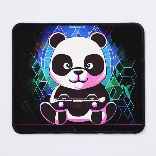 Item preview, Panda Pixelscape - An AI Image of Bear-sized Video Game Fun designed and sold by Mechanical-Artt.
