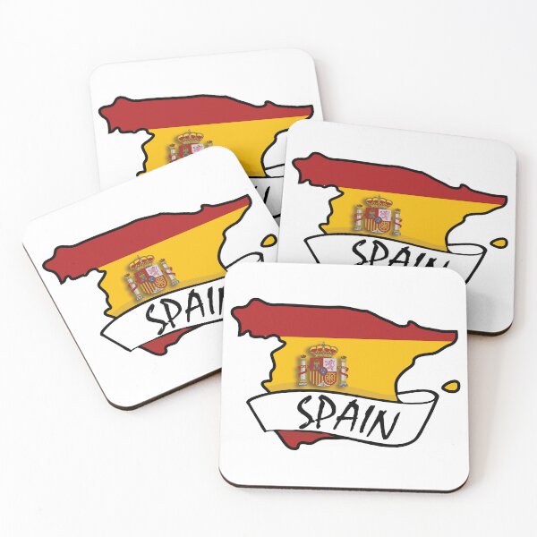 Item preview, Spain Map with Flag designed and sold by ninoni.