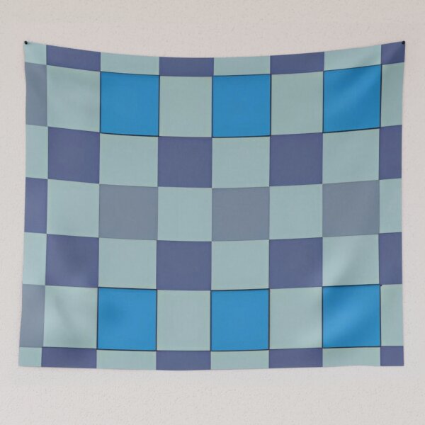 Item preview, Blue Checkered pattern designed and sold by Donkey's Salad.