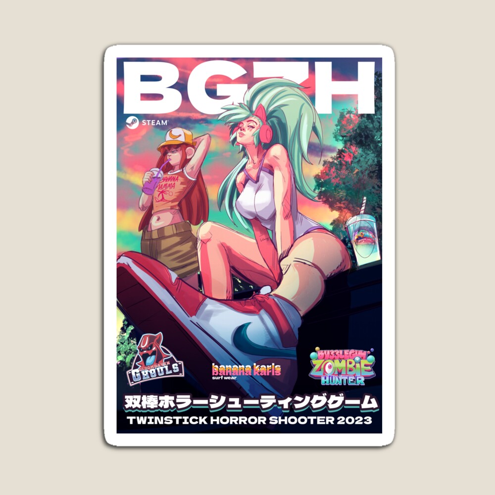 Bubblegum Zombie Hunter Magazine Cover Art Print for Sale by  BGZombieHunter | Redbubble
