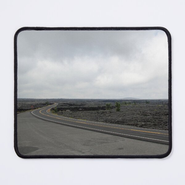 Item preview, Lava and winding road in Kilauea Volcano, Chain of craters road, Hawaii island designed and sold by not-design.