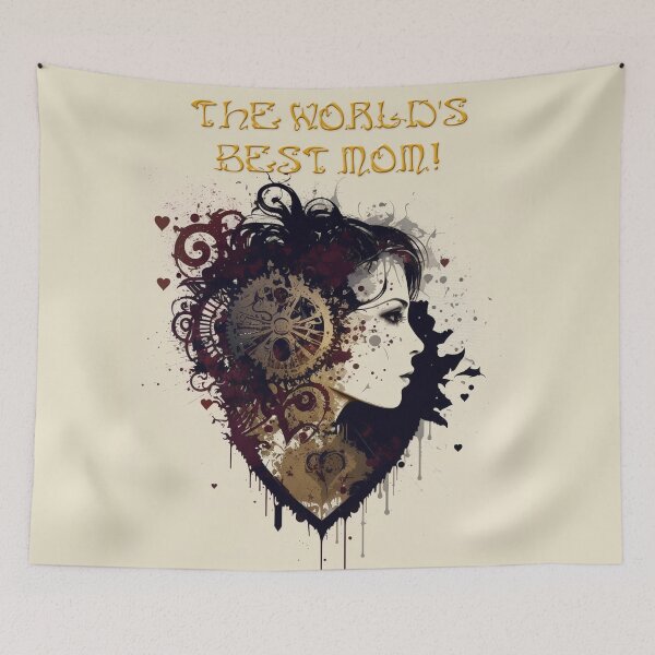 Item preview, The world's best mom - Gift design for Steampunk Mothers Day #6 designed and sold by MindAsylum.
