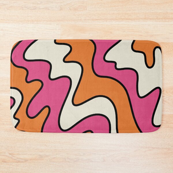 Item preview, Pink & Orange Retro Pattern designed and sold by ZonurePatterns.