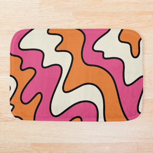 Item preview, Pink & Orange Retro Pattern designed and sold by ZonurePatterns.