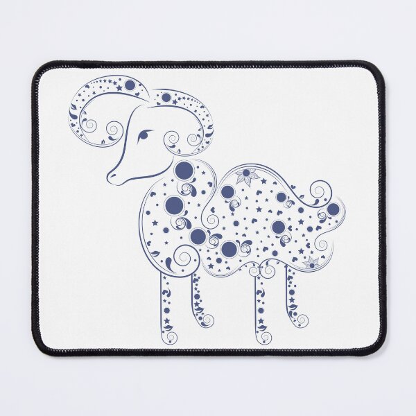 Item preview, Floral design of aries in zodiac signs designed and sold by JAG2B.