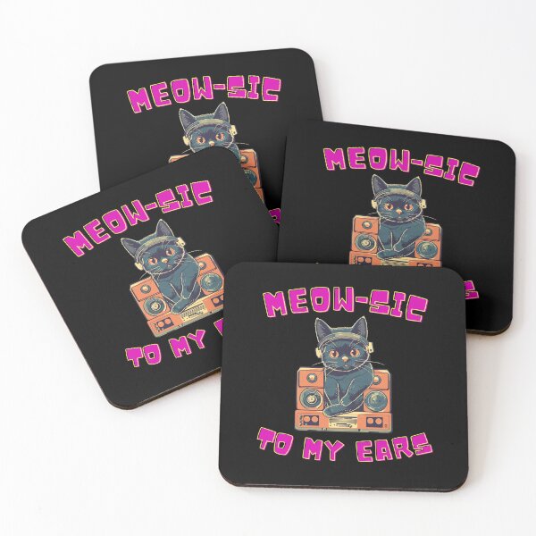 Item preview, Cat listening to the music - Meowsic to my ears designed and sold by soondoock.
