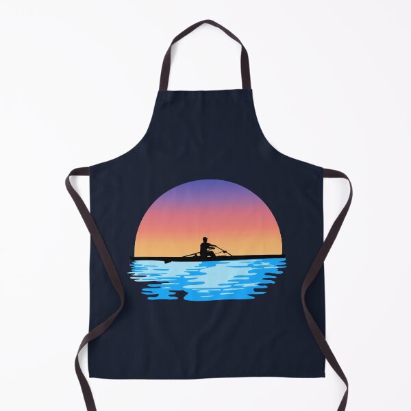 Item preview, rowing, rowing boat, water and sunset, one rowing designed and sold by claudiasartwork.