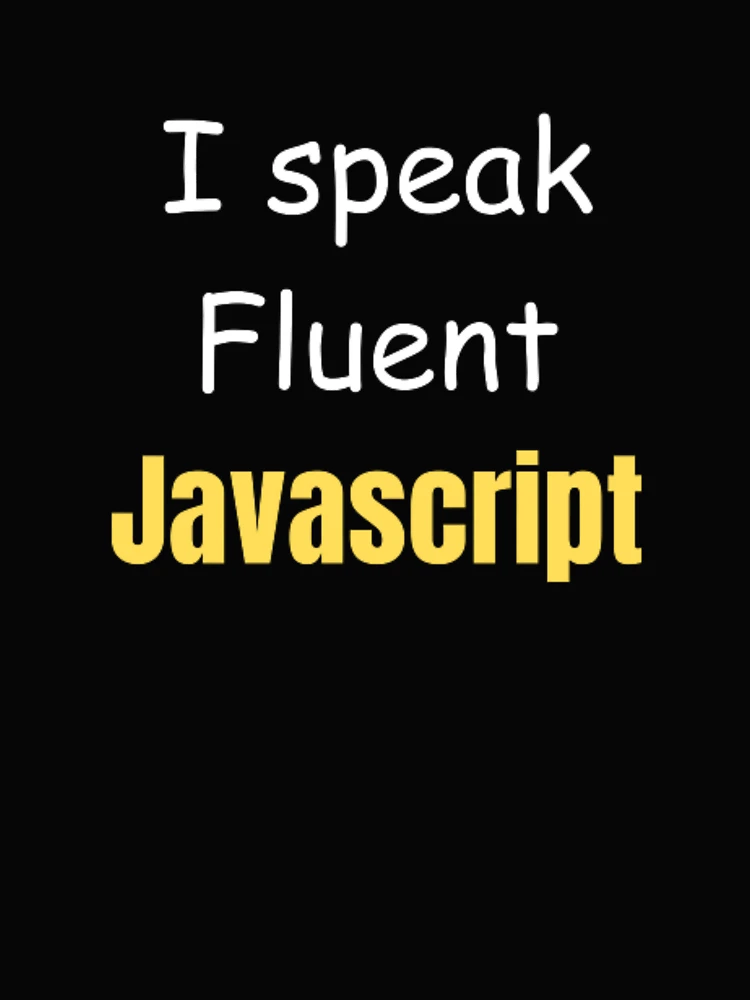 Thumbnail 4 of 4, Boxy T-Shirt, I speak fluent JavaScript - programmer - developer  designed and sold by TeePassion.