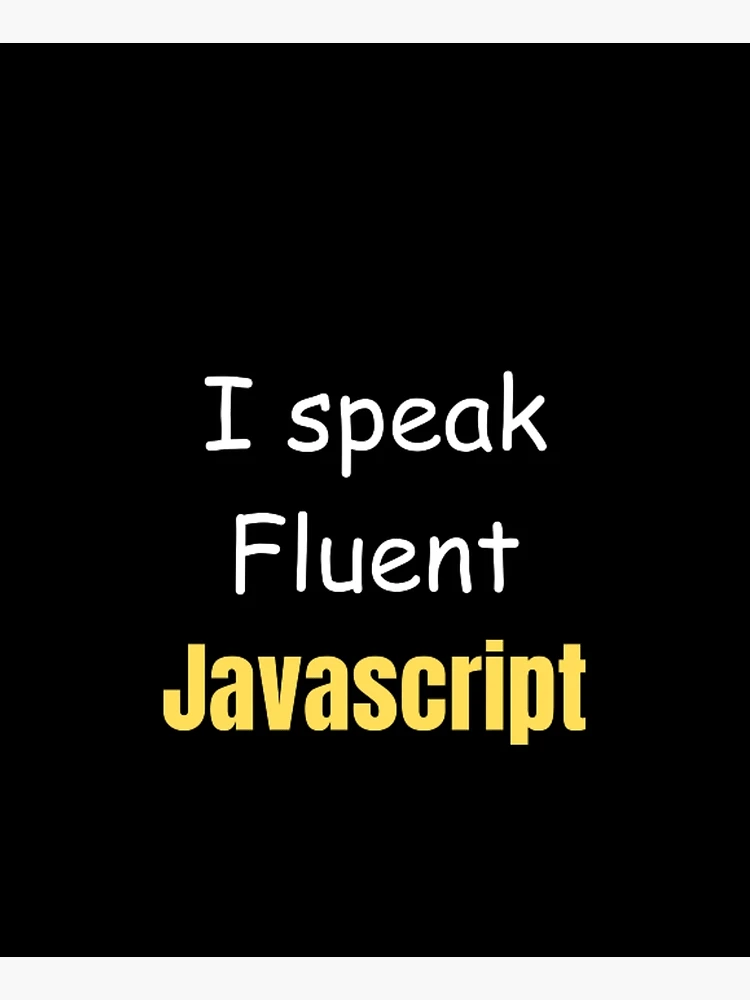 Thumbnail 6 of 6, Apron, I speak fluent JavaScript - programmer - developer designed and sold by TeePassion.