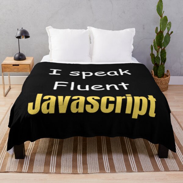 Item preview, I speak fluent JavaScript - programmer - developer  designed and sold by TeePassion.
